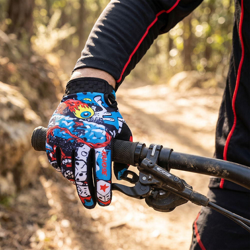 Cycling Glove Padded - Guantes de Motocross Transpirables FASTGOOSE para