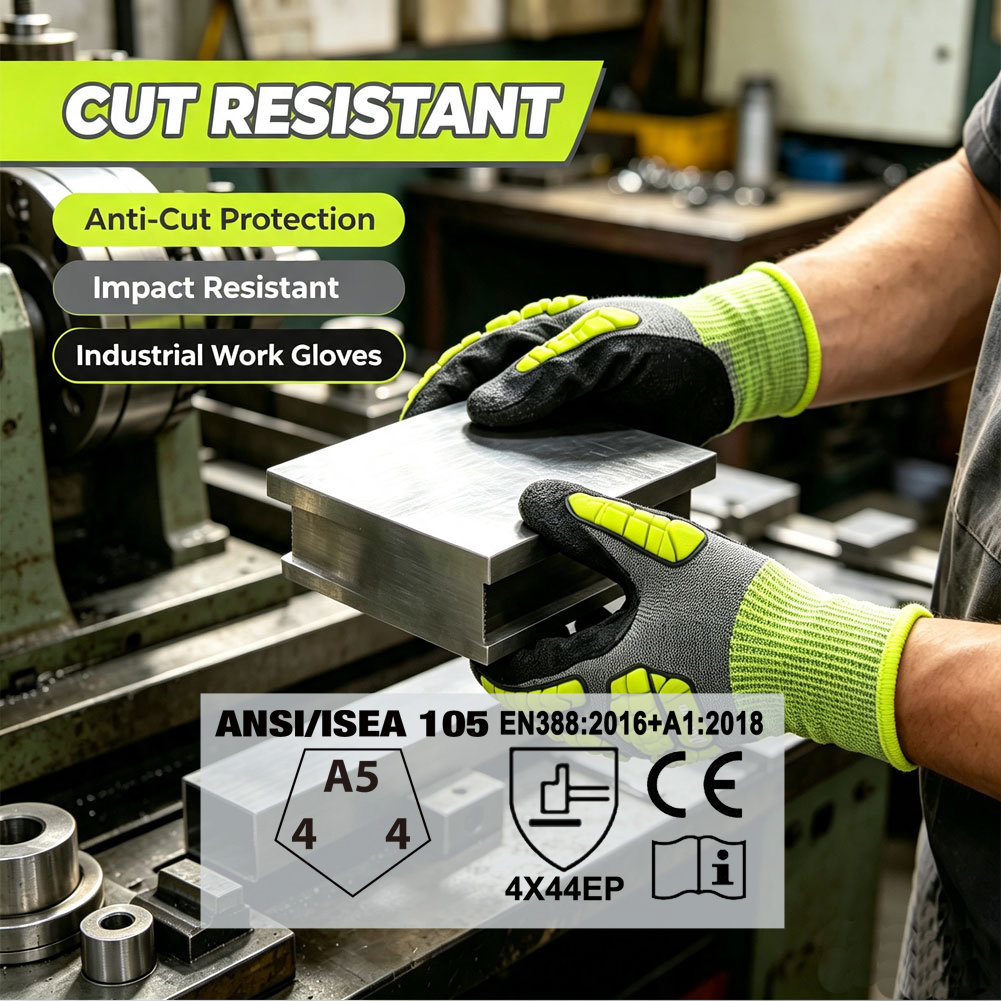 Guantes de seguridad para trab - Work Glove Impact reseña y precio
